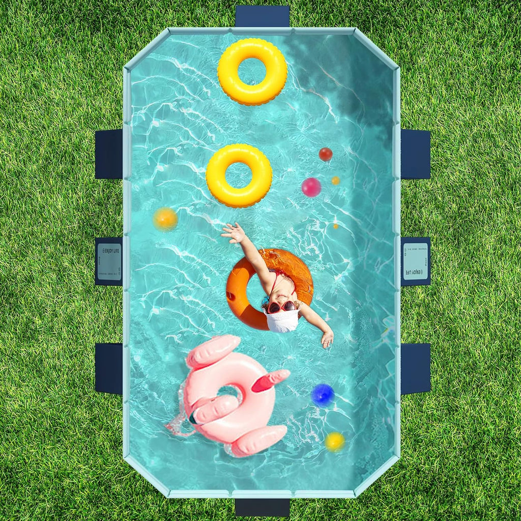Foldable Non-Inflatable Kids' and Adults' Outdoor Swimming Pool